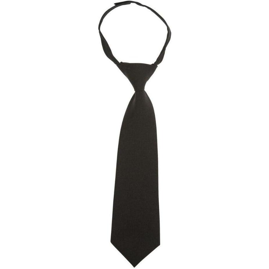 imageFrench Toast Boys Adjustable Solid 1420 Size TieBlack