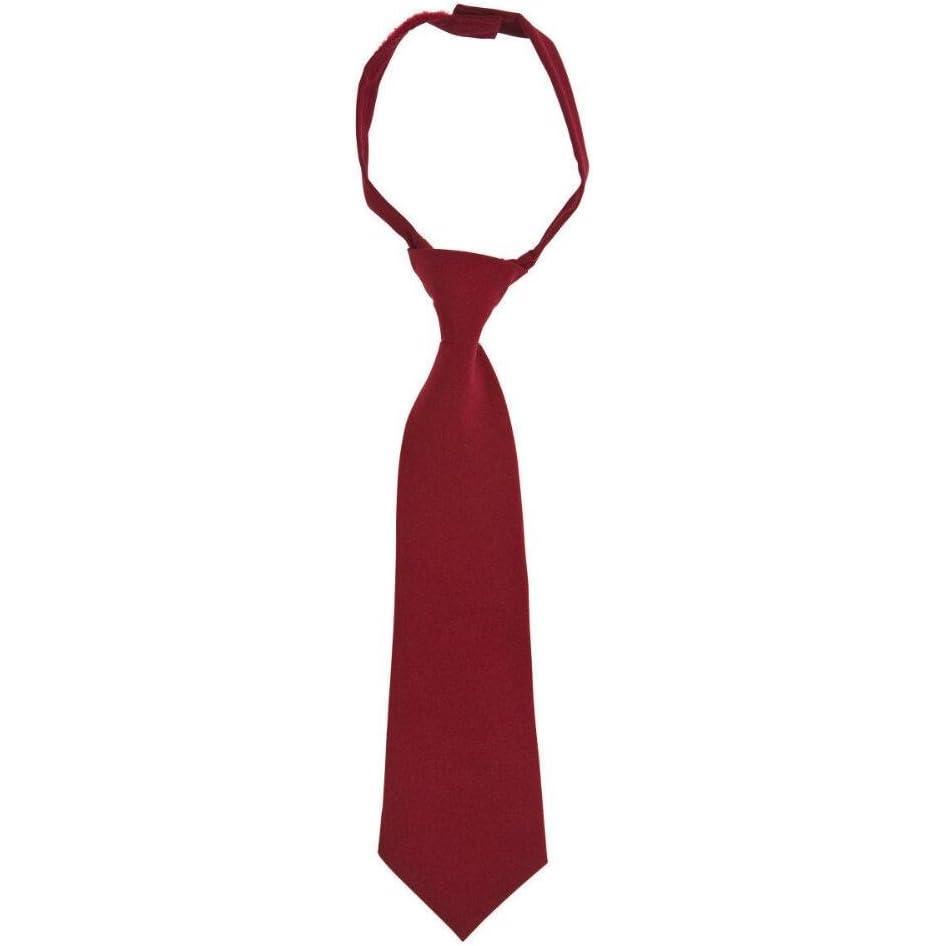 imageFrench Toast Boys Adjustable Solid Tie Size 47 Red