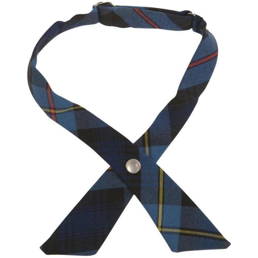 imageFrench Toast Girls Plaid Adjustable Cross TieBlue  Red Plaid