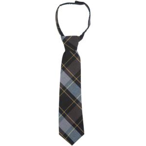 imageFrench Toast Boys Adjustable Plaid TieBlue  Gold Plaid