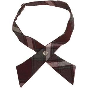 imageFrench Toast Girls Plaid Adjustable Cross TieBurgundy Plaid