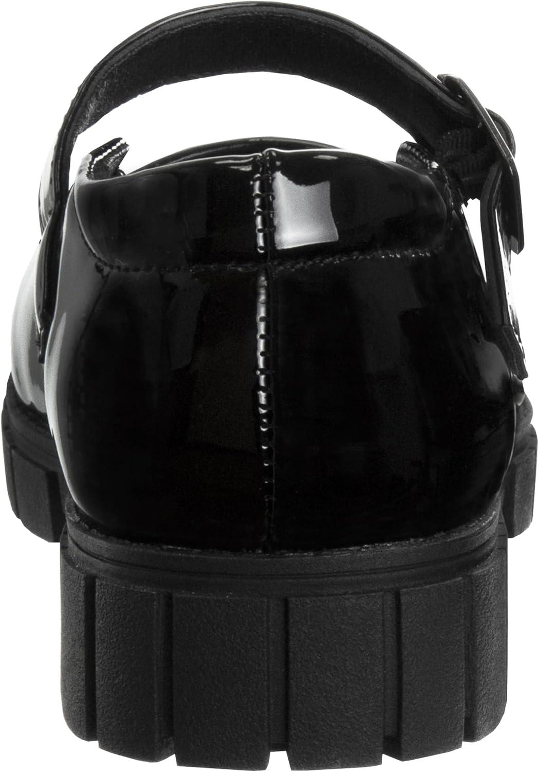 imageFrench Toast Girls Round Toe Ankle Strap Maryjane School Shoes  Mary Jane Chunky Platform Oxford Dress Shoe Pumps  BlackNavyBrown Size 125 Little KidBig KidBlack Patent