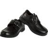 imageFrench Toast Boys Shoes  Kids Oxford School Uniform Loafer Church Dress Shoes SlipOn FauxLeather ToddlerBig Kid BlackBlack Buckle
