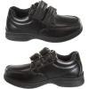 imageFrench Toast Boys Shoes  Kids Oxford School Uniform Loafer Church Dress Shoes SlipOn FauxLeather ToddlerBig Kid BlackBlack Double Starp