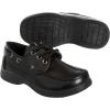 imageFrench Toast Boys Shoes  Kids Oxford School Uniform Loafer Church Dress Shoes SlipOn FauxLeather ToddlerBig Kid BlackBlack Slipon Laceup