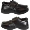 imageFrench Toast Boys Shoes  Kids Oxford School Uniform Loafer Church Dress Shoes SlipOn FauxLeather ToddlerBig Kid BlackBlack Strap