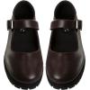 imageFrench Toast Girls Round Toe Ankle Strap Maryjane School Shoes  Mary Jane Chunky Platform Oxford Dress Shoe Pumps  BlackNavyBrown Size 125 Little KidBig KidBrown