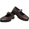 imageFrench Toast Girls Round Toe Ankle Strap Maryjane School Shoes  Mary Jane Chunky Platform Oxford Dress Shoe Pumps  BlackNavyBrown Size 125 Little KidBig KidBrown