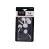 imageFrench Toast Kids School Uniform SelfHinge Barrettes and Ponytail Holders 4pack Navy Blue ampamp White One Size
