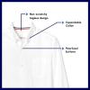 imageFrench Toast Mens Expandable Collar Short Sleeve Oxford Dress ShirtLight Blue