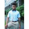imageFrench Toast Mens Expandable Collar Short Sleeve Oxford Dress ShirtLight Blue