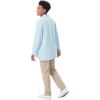imageFrench Toast Mens Long Sleeve Cotton Blend Pique Polo ShirtLight Blue