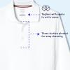 imageFrench Toast Mens Long Sleeve Cotton Blend Pique Polo ShirtLight Blue