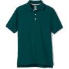 imageFrench Toast Mens Short Sleeve Pique Polo Shirt Standard ampamp Husky Hunter Green Medium
