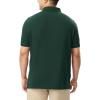 imageFrench Toast Mens Short Sleeve Pique Polo Shirt Standard ampamp Husky Hunter Green Medium