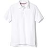 imageFrench Toast Mens Short Sleeve Pique Polo Shirt Standard ampamp Husky White XXLarge