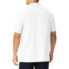 imageFrench Toast Mens Short Sleeve Pique Polo Shirt Standard ampamp Husky White XXLarge