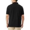 imageFrench Toast Mens Sleeve Pique Polo Shirt Standard ampamp HuskyBlack