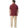 imageFrench Toast Mens Sleeve Pique Polo Shirt Standard ampamp HuskyBurgundy