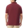 imageFrench Toast Mens Sleeve Pique Polo Shirt Standard ampamp HuskyBurgundy