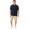 imageFrench Toast Mens Sleeve Pique Polo Shirt Standard ampamp HuskyNavy