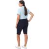 imageFrench Toast Womens Adjustable Waist Stretch Twill Bermuda ShortNavy Blue
