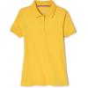 imageFrench Toast Womens Short Sleeve Stretch Pique Polo ShirtGold