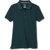 imageFrench Toast Womens Short Sleeve Stretch Pique Polo ShirtHunter Green
