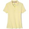 imageFrench Toast Womens Short Sleeve Stretch Pique Polo ShirtYellow