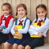 imageTarpop 2 Pack French Girls Uniform Tie Cross Adjustable Neck Tie for Girls School WomenDark Red