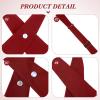 imageTarpop 2 Pack French Girls Uniform Tie Cross Adjustable Neck Tie for Girls School WomenDark Red