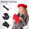 imageTarpop 2 Pack French Girls Uniform Tie Cross Adjustable Neck Tie for Girls School WomenNavy Blue