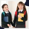 imageTarpop 2 Pack French Girls Uniform Tie Cross Adjustable Neck Tie for Girls School WomenNavy Blue