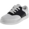 imageFrench Toast Kids Oxford Dress Shoes  Lace Up Loafer School Uniform Saddle Shoe for Girls and Boys Sizes 1113 Little Kid  17 Big KidWhite Black