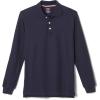 imageFrench Toast Mens Long Sleeve Cotton Blend Pique Polo ShirtNavy