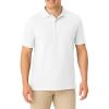 imageFrench Toast Mens Short Sleeve Pique Polo TShirtWhite