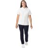 imageFrench Toast Womens Oxford ButtonDown Collar Blouse with Short SleevesWhite