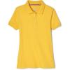 imageFrench Toast Womens Short Sleeve Stretch Pique Polo ShirtGold