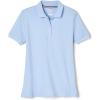imageFrench Toast Womens Short Sleeve Stretch Pique Polo ShirtLight Blue