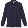 imageFrench Toast mens Long Sleeve Cotton Blend Pique Polo ShirtNavy