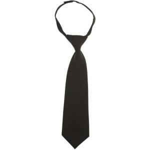 imageFrench Toast Boys Adjustable Solid Tie Size 47 Black