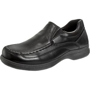 imageFrench Toast Boys Shoes  Kids Oxford School Uniform Loafer Church Dress Shoes SlipOn FauxLeather ToddlerBig Kid BlackBlack Slipon