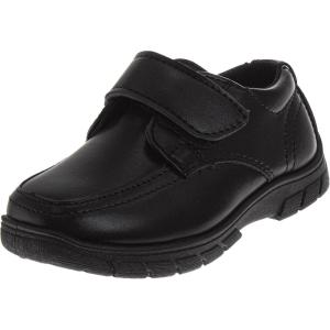 imageFrench Toast Boys Shoes  Kids Oxford School Uniform Loafer Church Dress Shoes SlipOn FauxLeather ToddlerBig Kid BlackFt Black