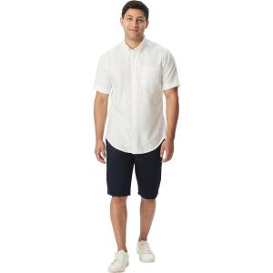 imageFrench Toast Mens Expandable Collar Short Sleeve Oxford Dress ShirtWhite