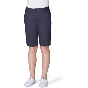 imageFrench Toast Womens Adjustable Waist Stretch Twill Bermuda ShortGrey