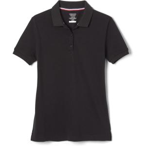 imageFrench Toast Womens Short Sleeve Stretch Pique Polo ShirtBlack