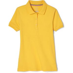 imageFrench Toast Womens Short Sleeve Stretch Pique Polo ShirtGold