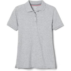 imageFrench Toast Womens Short Sleeve Stretch Pique Polo ShirtGrey
