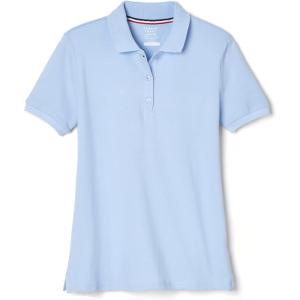imageFrench Toast Womens Short Sleeve Stretch Pique Polo ShirtLight Blue