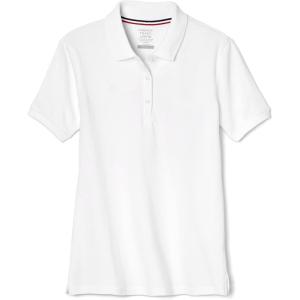 imageFrench Toast Womens Short Sleeve Stretch Pique Polo ShirtWhite